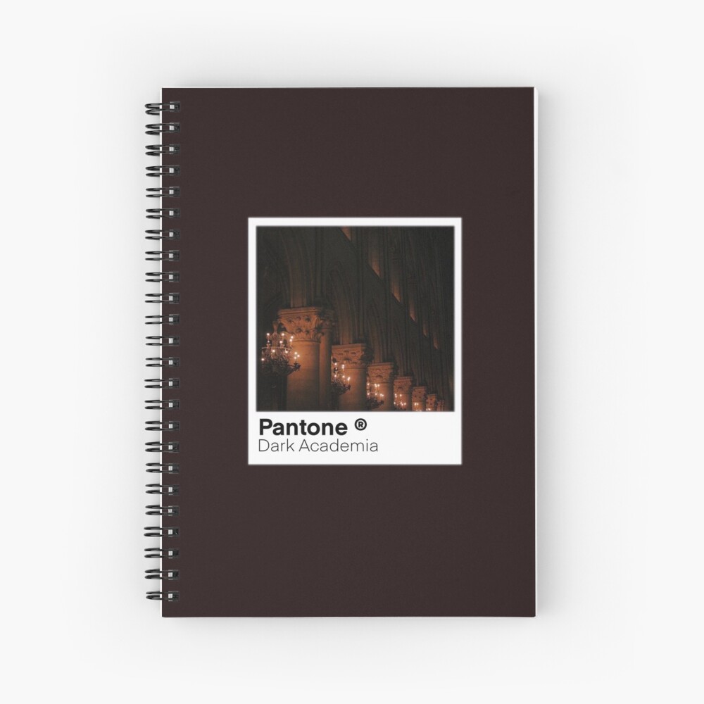 dark academia aesthetic spiral notebook by mayleedream