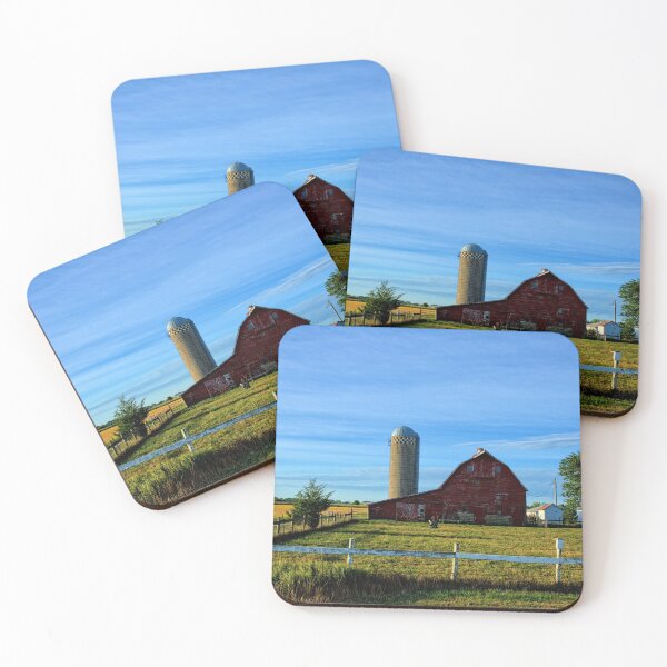 Item preview, Soybeans And Red Barns 3 designed and sold by LynyrdSky.