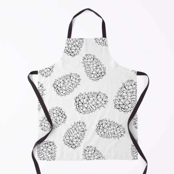 Item preview, Pine cone natural seamless pattern on white background designed and sold by molodec.