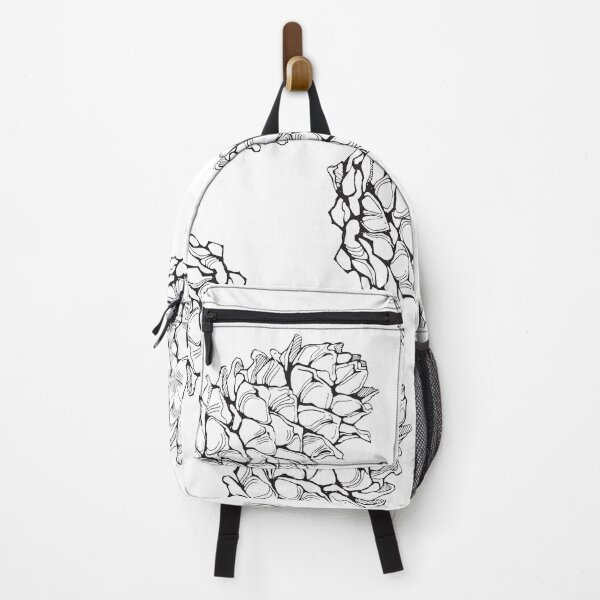 Item preview, Pine cone natural seamless pattern on white background designed and sold by molodec.