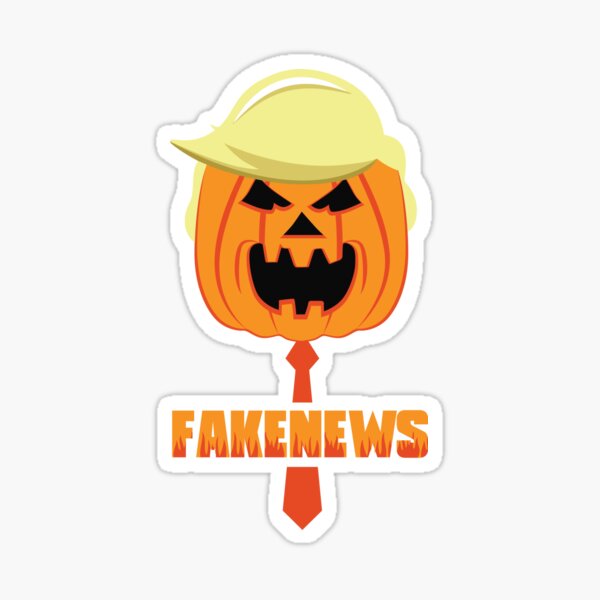 Item preview, Trumpkin Make Halloween Great Again - Fake News Edition designed and sold by artColourized.