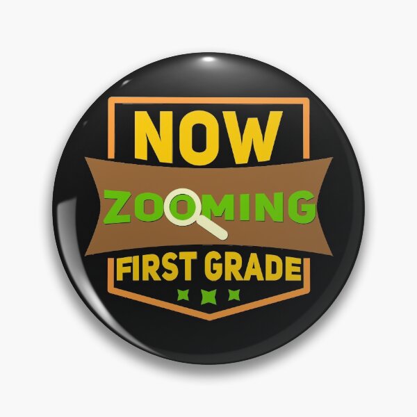 Item preview, Now Zooming First Grade - Plain Text And Zoom Icon designed and sold by leo121687.