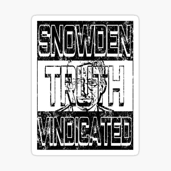 Aperçu de l'œuvre Edward Snowden Truth Vindicated Vintage Distressed créée et vendue par CharJens.