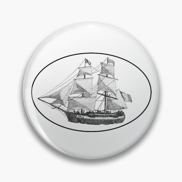 Item preview, Stippling Ship designed and sold by AngusHillsArt.