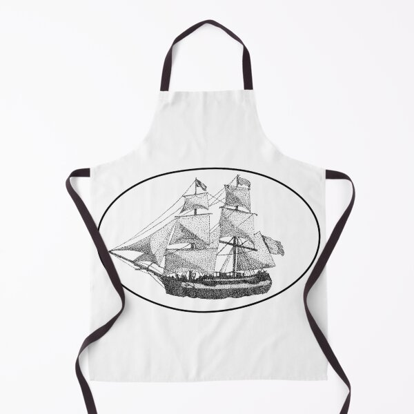 Item preview, Stippling Ship designed and sold by AngusHillsArt.