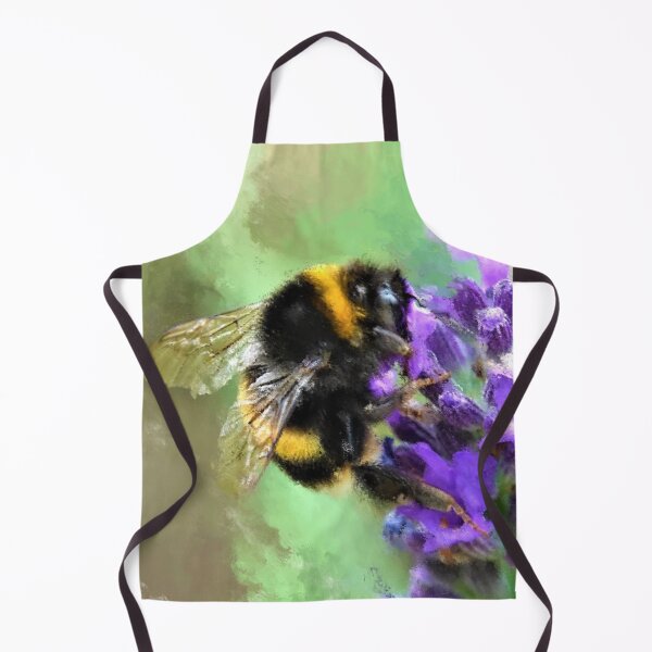 Item preview, Bumble bee on lavender flower nature picture designed and sold by Julieford.
