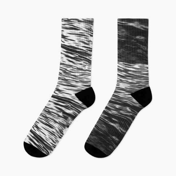 Item preview, black and white sea wave pattern designed and sold by Rajpramanik.