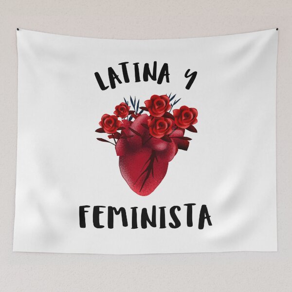 Item preview, Latina y Feminista designed and sold by NoBra-Store.