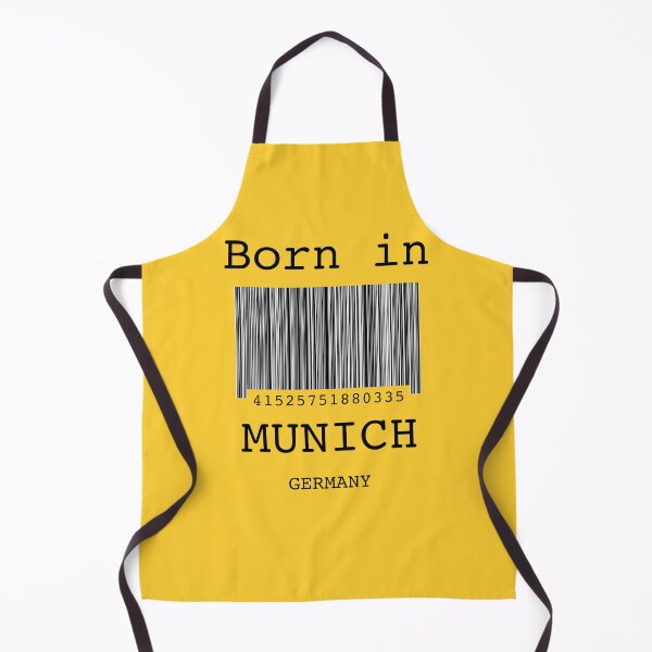 Item preview, Born in Munich Germany Barcode designed and sold by Kipcio.