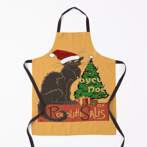 Item preview, Joyeux Noel Le Chat Noir Spoof With Yule Tree designed and sold by taiche.