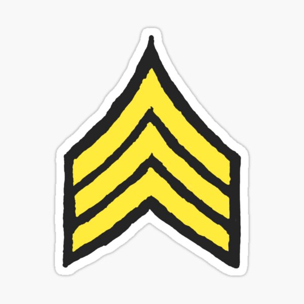 Sergeant Sticker