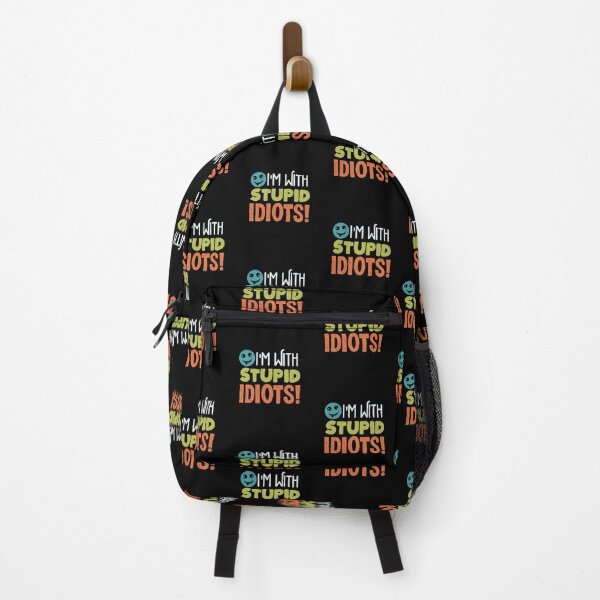 Item preview, i'm with Stupid Idiots, stupid, idiot, dumb, funny, humor, im with stupid designed and sold by KOURCHAL ART.