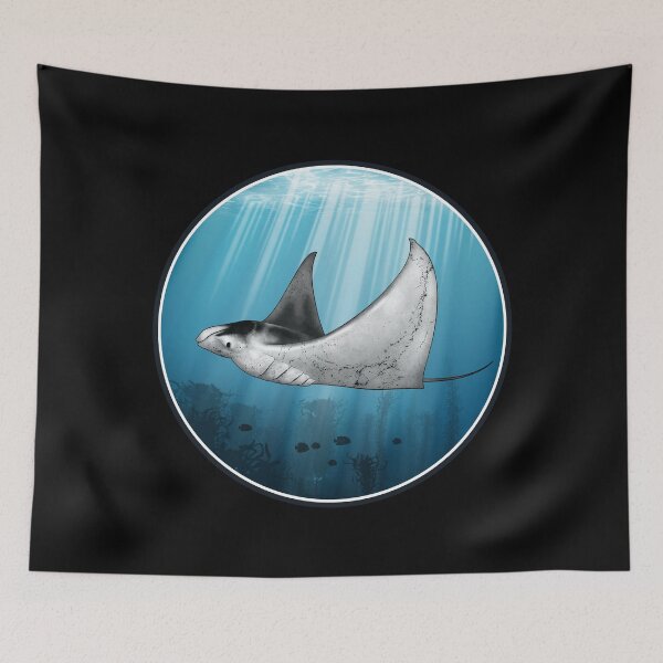 Item preview, Manta Ray designed and sold by NicGrayGraphic.