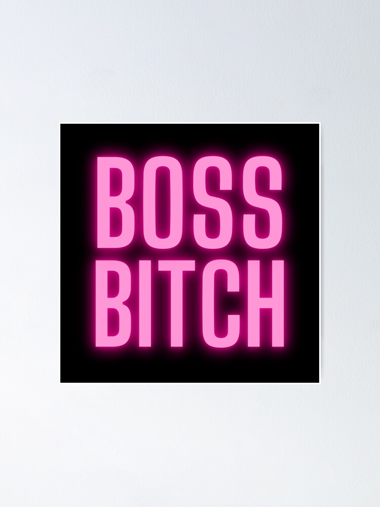 Boss Bitch Word Prop