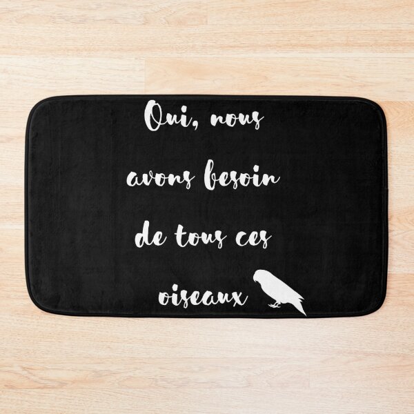 Item preview, yes we need all these parrot french quote white designed and sold by L'Atelier Oranjade.
