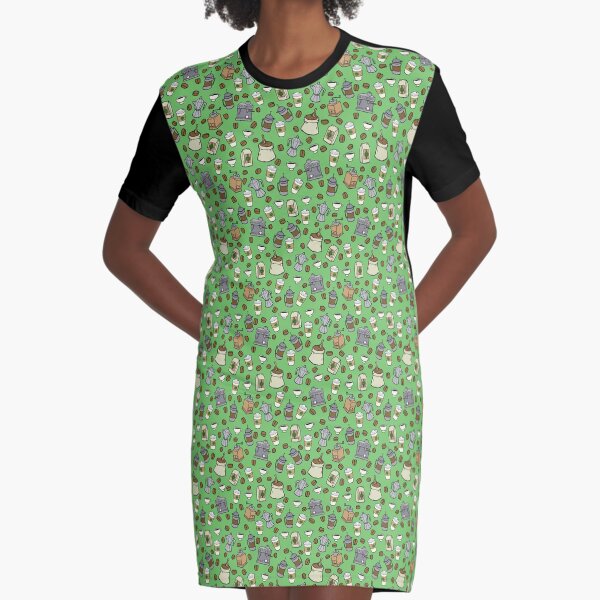 Barista Accoutrements Graphic T-Shirt Dress