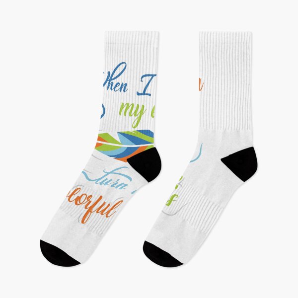 Item preview, when I see you my eyes turn into colorful feathers designed and sold by feel-free-store.