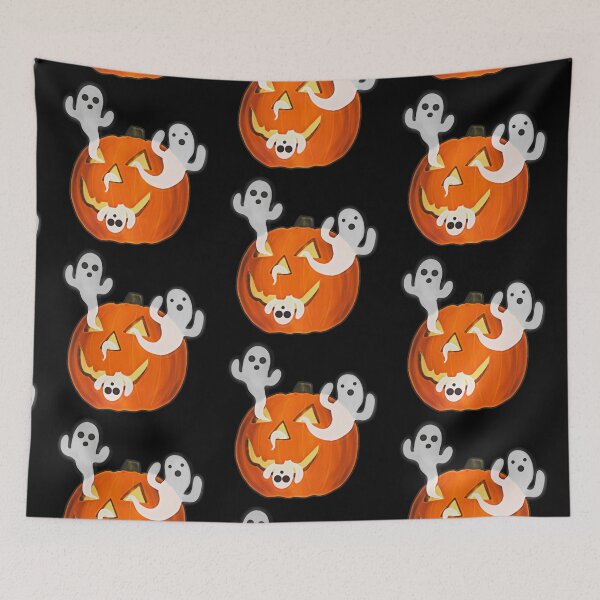 Item preview, Pumpkin Eating Ghosts designed and sold by MrPrestige.