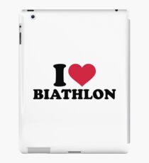 I love Biathlon iPad Case/Skin