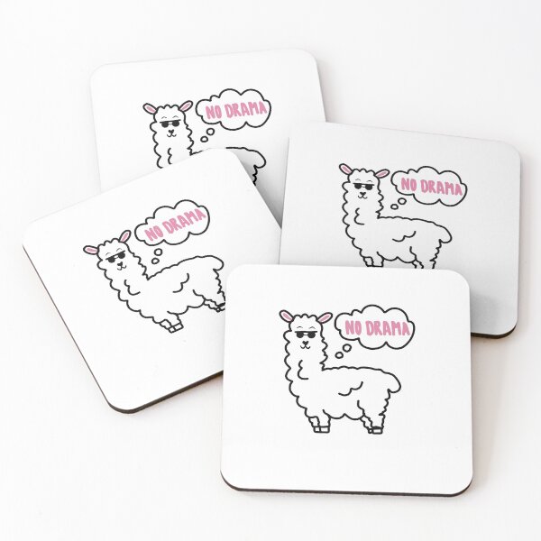 Item preview, No Drama Cool Llama designed and sold by Puffoo.