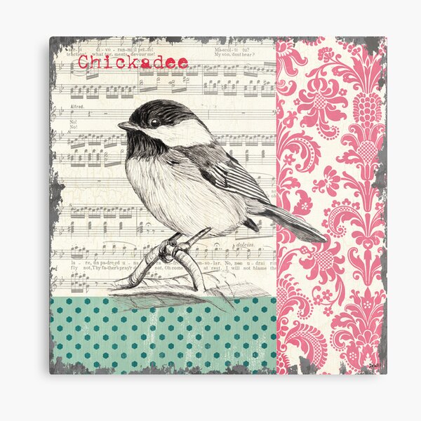 Vintage Songbird 2 Metal Print