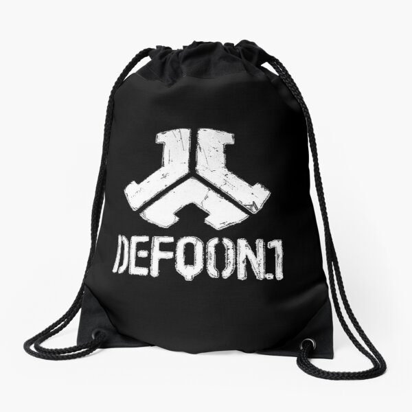 Defqon.1 Metallic Silver Drawstring Bag