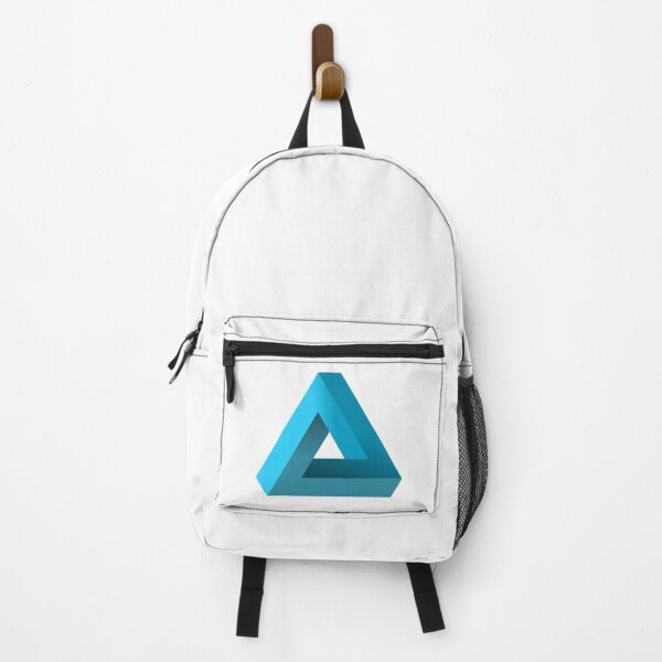 Item preview, Blue Impossible Triangle. Penrose Optical Illusion. designed and sold by TashaVector.