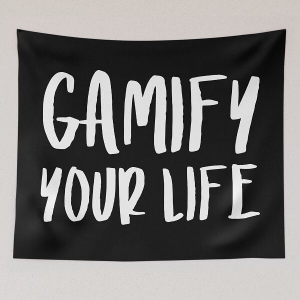 Item preview, Gamify Your Life | Quotes | Black designed and sold by Wintre2.