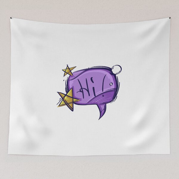 Item preview, Purple Hi Speechbubble designed and sold by MisterGooseShop.