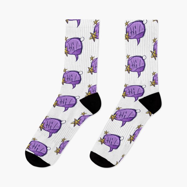 Item preview, Purple Hi Speechbubble designed and sold by MisterGooseShop.