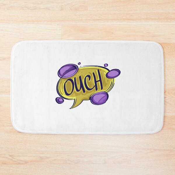 Item preview, Ouch Speechbubble designed and sold by MisterGooseShop.
