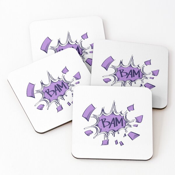 Item preview, Purple BAM Sound Effect designed and sold by MisterGooseShop.