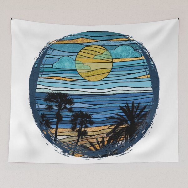 Item preview, Sunny Palm Beach  designed and sold by maryedenoa.