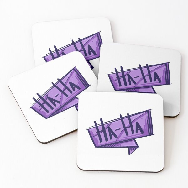 Item preview, HA-HA Purple Speech Bubble designed and sold by MisterGooseShop.