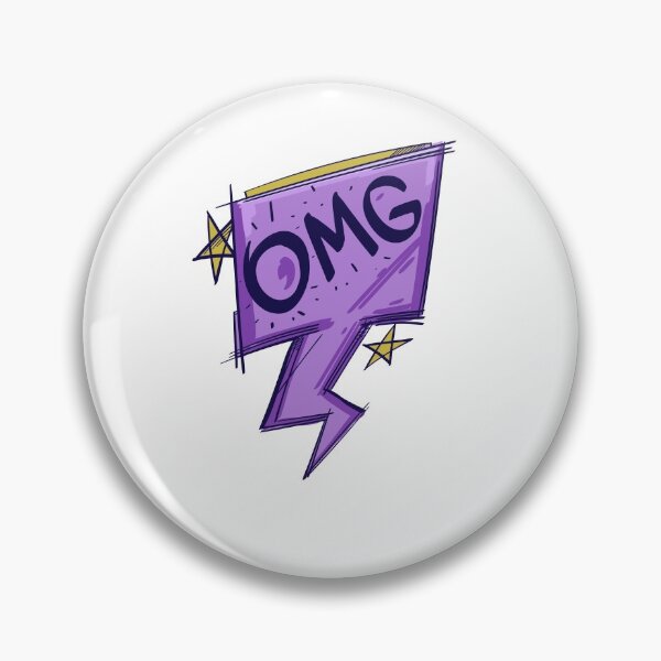 Item preview, OMG Purple Speech Bubble designed and sold by MisterGooseShop.
