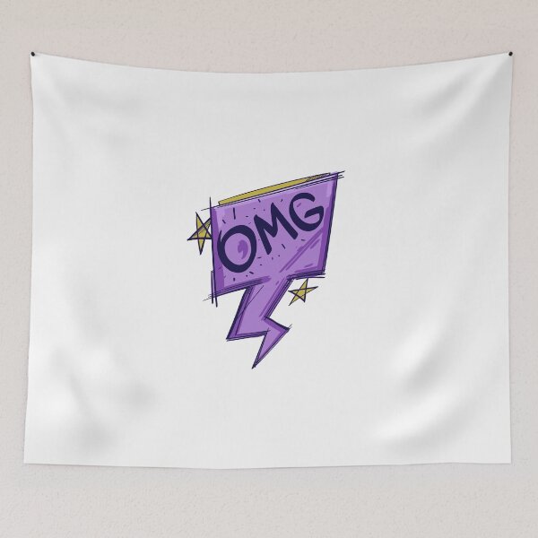 Item preview, OMG Purple Speech Bubble designed and sold by MisterGooseShop.