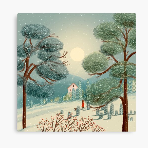 Winter Walk Canvas Print