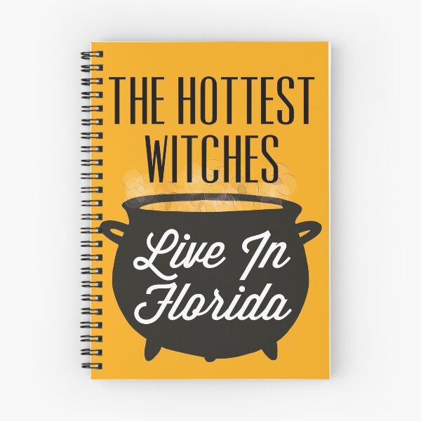 Item preview, The Hottest Witches Live in Florida Halloween Joke designed and sold by AMSonArt.
