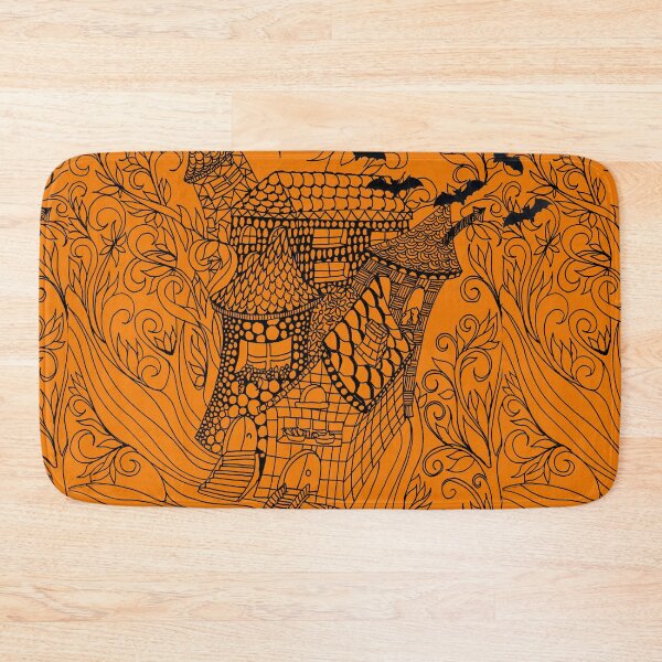 Item preview, Halloween House Zentangle Inspired designed and sold by REApparelCo.
