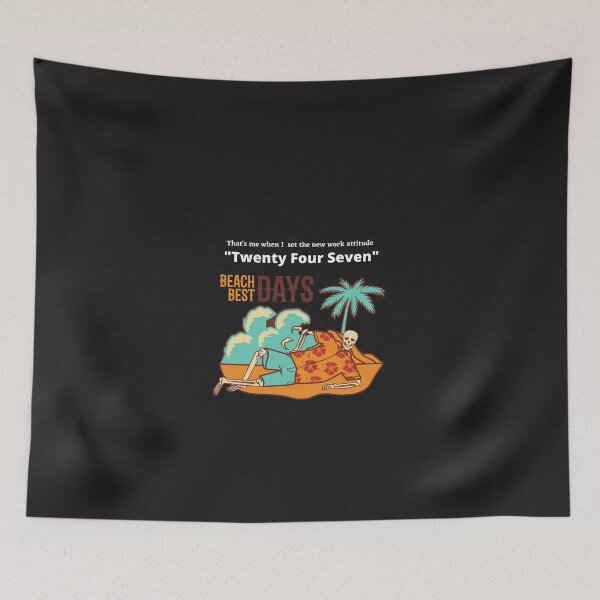 Item preview, Spooky Halloween Skeleton lie on the beach That's me after I begin to set new work attitude,Skull sunbath shirt designed and sold by THESRICHA65.