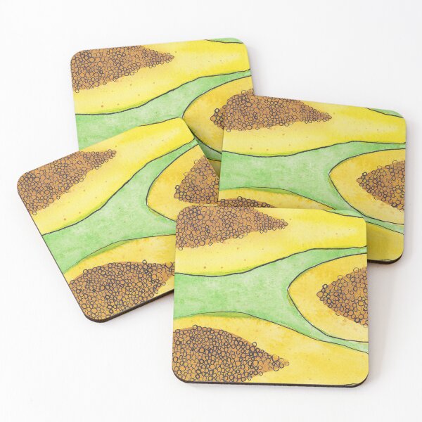 Item preview, Tropical Papaya - Mixed Media designed and sold by MikkiDashDesign.