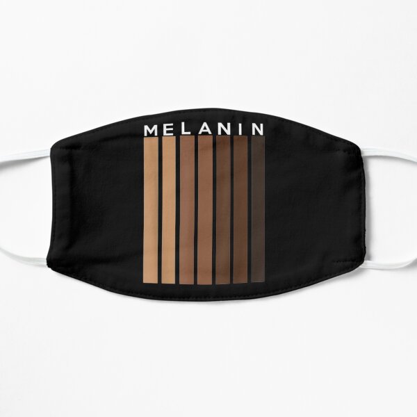 Melanin T-Shirt Flat Mask