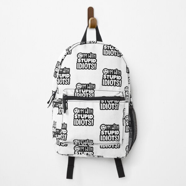 Item preview, im with Stupid Idiots, stupid, idiot, dumb, funny, humor, im with stupid designed and sold by KOURCHAL ART.