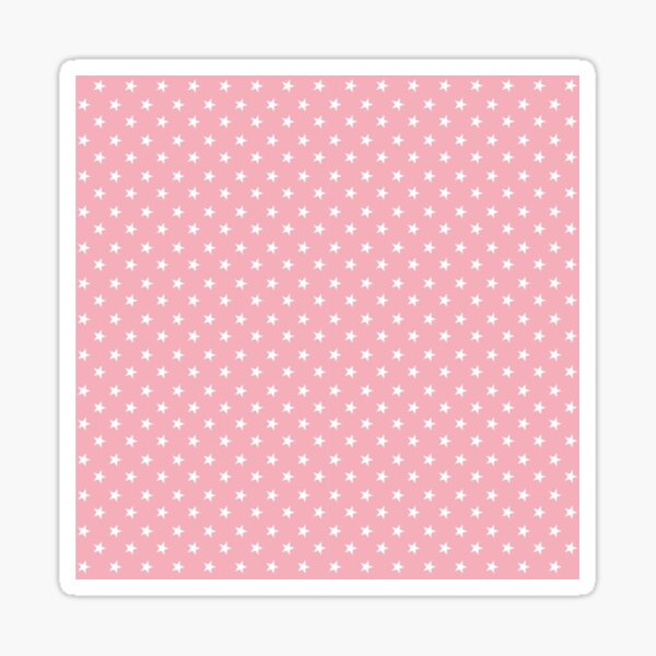 Item preview, pink stars designed and sold by Jaclyn's Stickers & Designs.