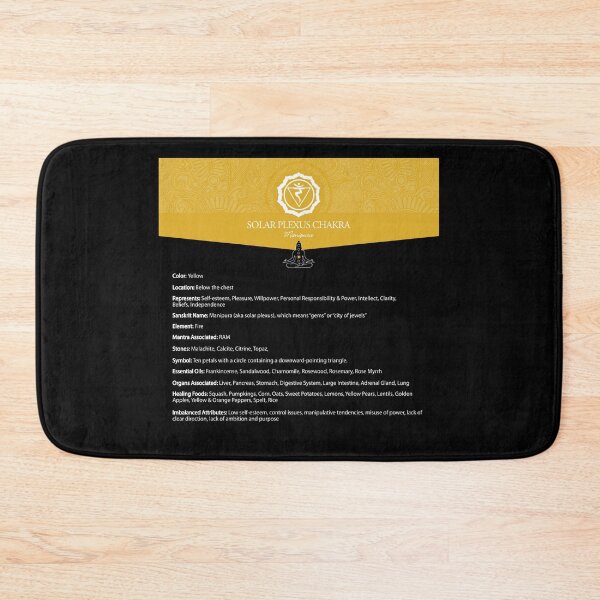Item preview, Solar Plexus Chakra Chart & Illustration - 55 designed and sold by serenaking.
