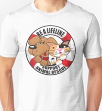 Be A LifeLine Rescue A Shelter Animal Unisex T-Shirt