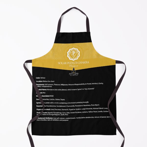 Item preview, Solar Plexus Chakra Chart & Illustration - 55 designed and sold by serenaking.