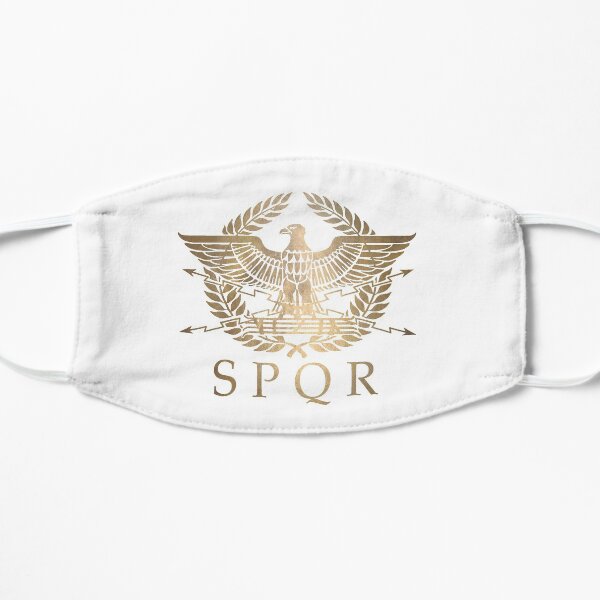 S*P*Q*R*- Roman Empire Standard Shield Flat Mask