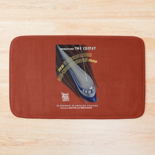 Item preview, COMET STREAMLINED TRAIN - BOSTON TO PROVIDENCE designed and sold by ThrowbackAds.