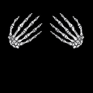 Skeleton Hand Bra